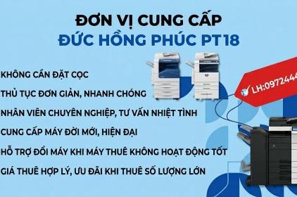 Cung cấp dịch vụ cho thuê máy in văn phòng